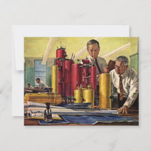 Carte Architectes travaillant dans un bureau, entreprise