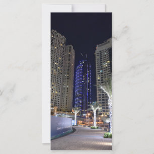 Carte Architecture de Dubaï la nuit