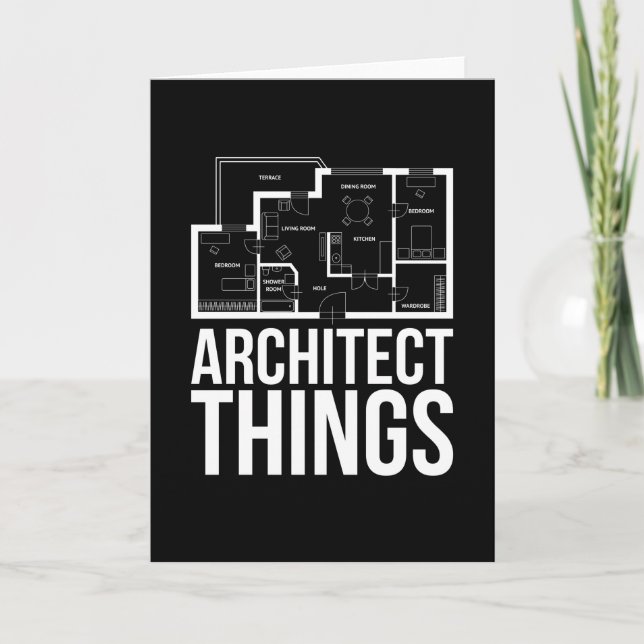 Carte Architecture des objets architectes (Devant)