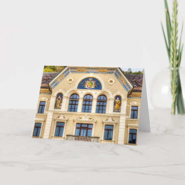 Carte Architecture du Liechtenstein (Devant)