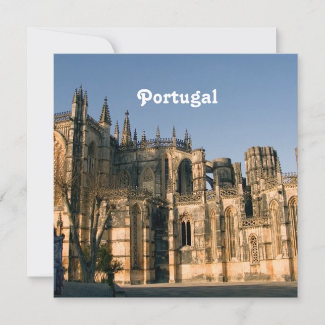 Carte Architecture du Portugal (Devant)