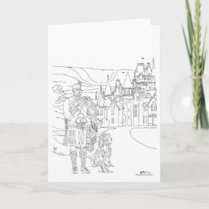 Carte Ardverikie House Highlander Gordon Setter