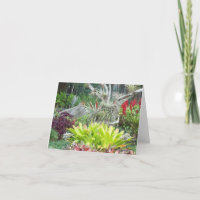 Carte Arid Garden Photo Pliée Note