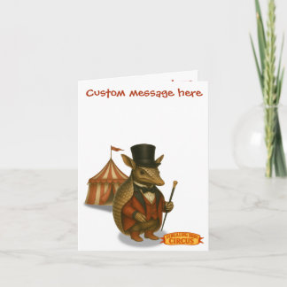 Carte Armand, le maître de piste tatou