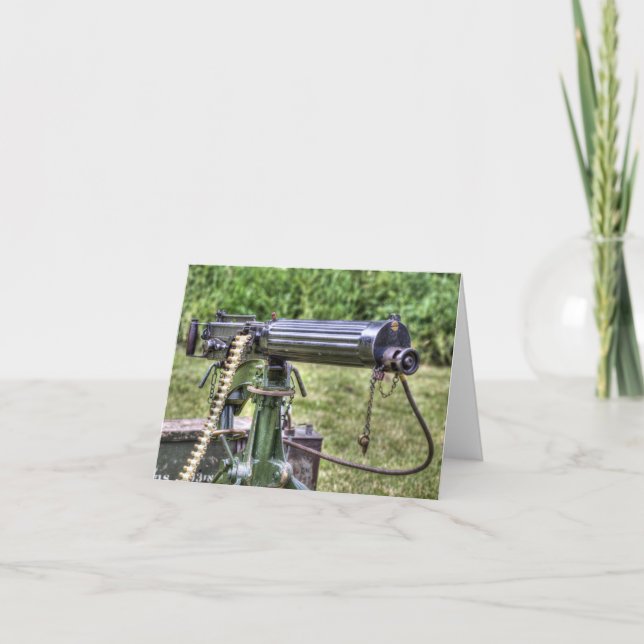 Carte Arme-machine Vickers (Devant)