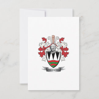 Carte Armoiries de caldwell Family Crest