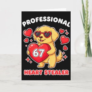 Carte Arracheur de cœur de la Saint-Valentin professionn