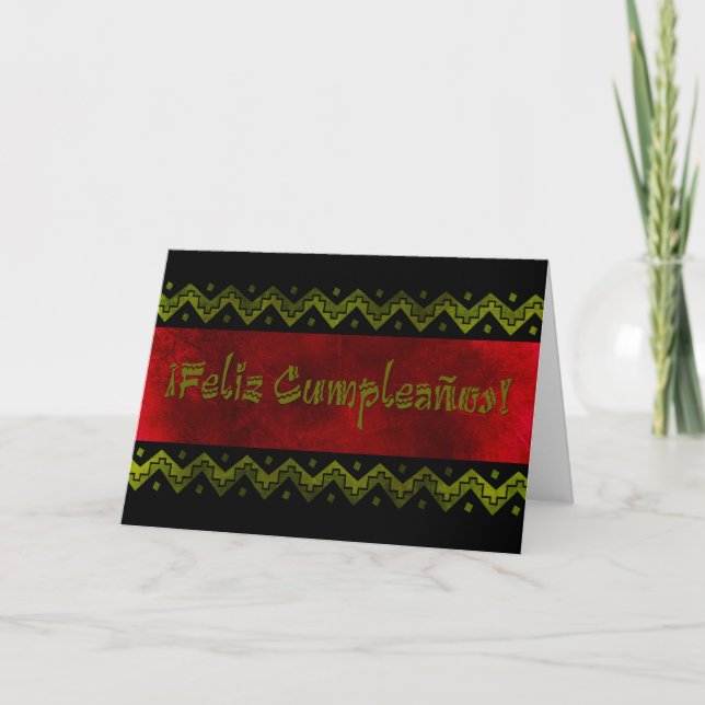 Carte arriba de cumpleaños de feliz (Devant)