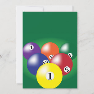 Carte Arrière - plan Billiard