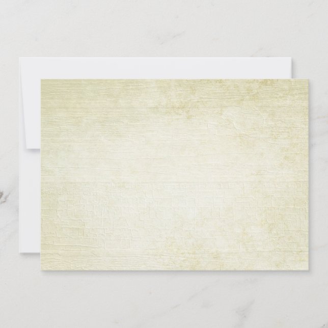 Carte Arrière - plan blanc en bois sauvage (Devant)