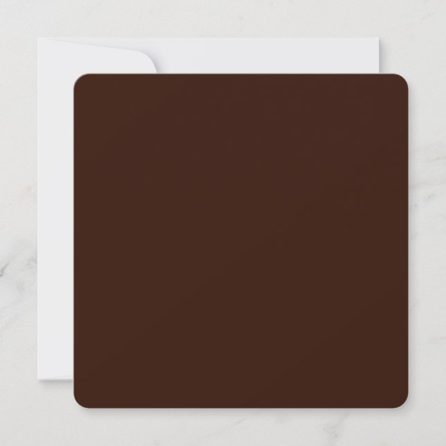 Carte Arrière - plan de couleur Brown profonde et riche (Devant)