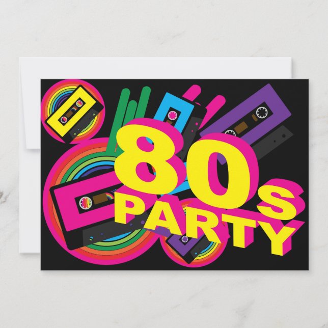 Carte Arrière - plan de musique rétro (Devant)