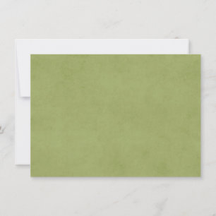 Carte Arrière - plan de parchemin de papier vert d'olive