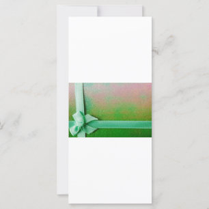 Carte Arrière - plan de ruban vert