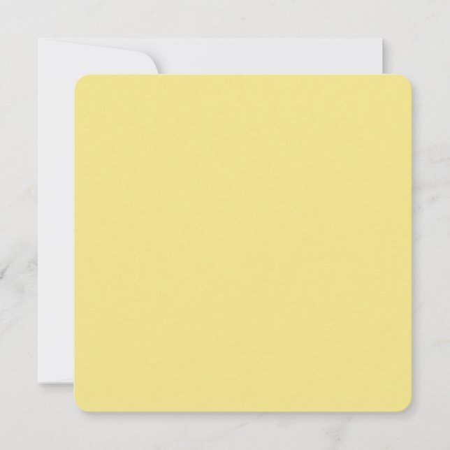 Carte Arrière - plan jaune pastel doux prêt à customiser (Devant)