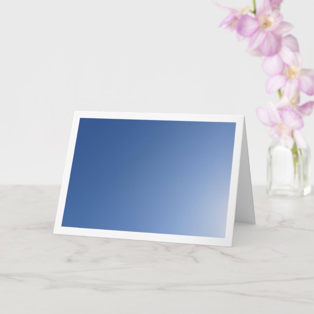 Carte Arrière - plan Sunny Blue Sky (Orchidée)