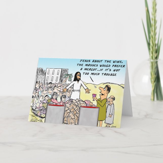 Carte Arrosez dans le vin (Devant)