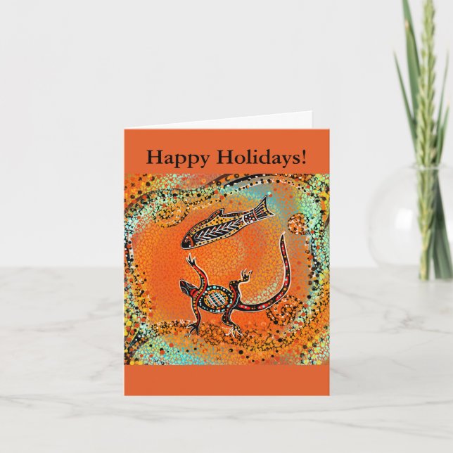 CARTE ART AUSTRALIEN (Devant)