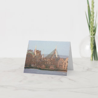 Carte Art de Boston--pensée à vous