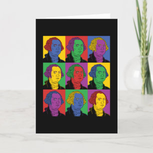 Carte Art de bruit George Washington