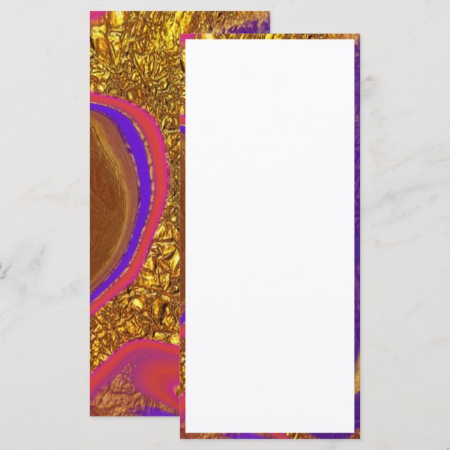 Carte art de couleur vibratoire (Devant / Derrière)