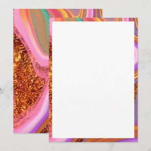 Carte art de couleur vibratoire