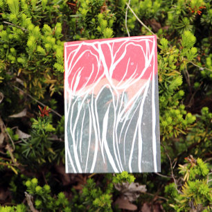 Carte Art du jardin des tulipes