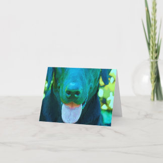 Carte Art du laboratoire noir