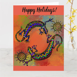 CARTE ART DU SOUTHWESTERN LIZARD