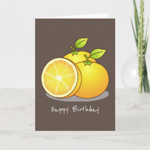 Carte Art fruitier des Oranges