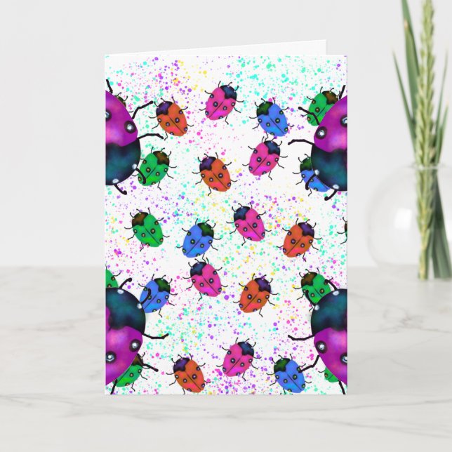 CARTE ART LADYBUG (Devant)