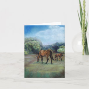 Carte Art Note "Horse Pasture"
