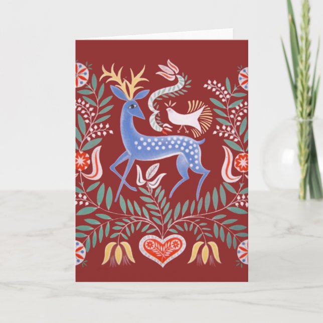 Carte Art populaire hongrois (Devant)