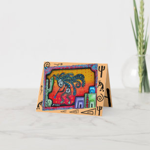 Carte Art SilverLeafs Kokopelli