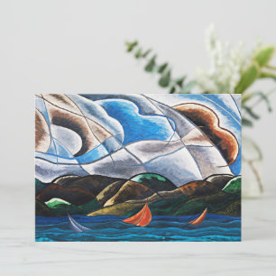 Carte Arthur Dove, Nuages et Eau