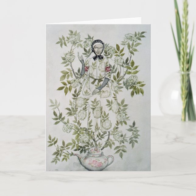 Carte Arthur Rackham | au milieu d'un arbre a reposé une (Devant)