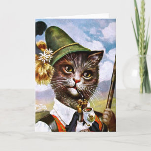 Carte Arthur Thiele - Chat des Alpes bavaroises