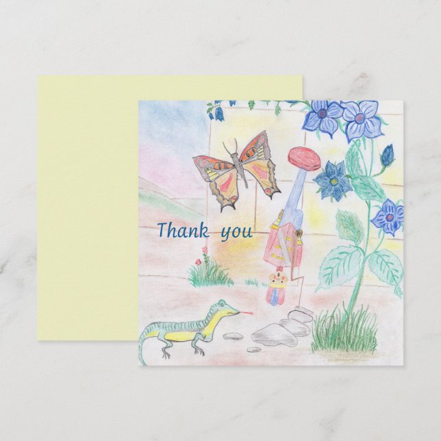 Carte Artisanat sur mesure pour les enfants, jouet pour  (Devant / Derrière)