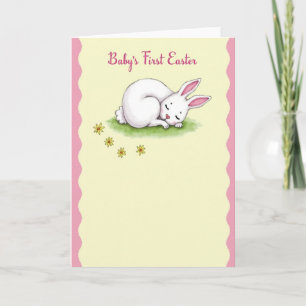 Carte artistique de Pâques pour bébé pour la premi