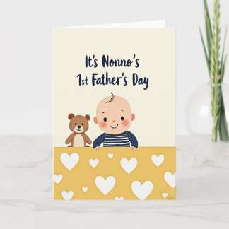 Carte artistique pour bébé pour la fête des pères