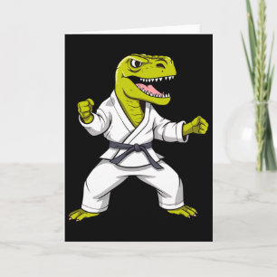 Carte Arts martiaux Karaté T-rex Taekwondo Kickboxing po