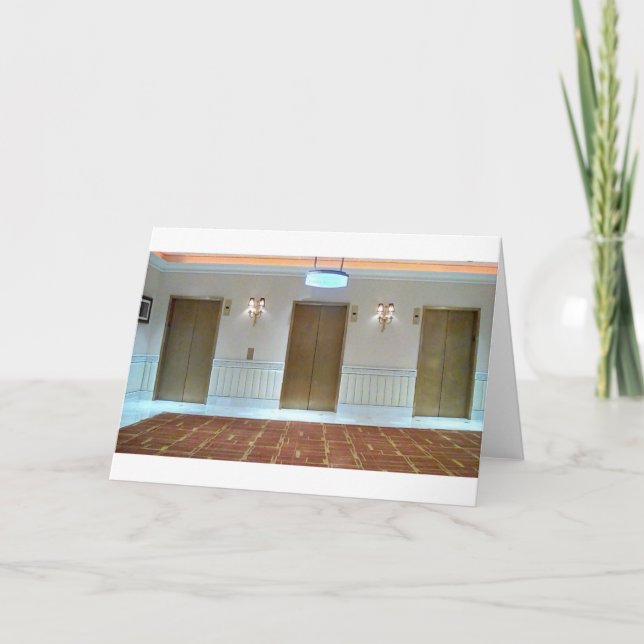 Carte ascenseur (Devant)