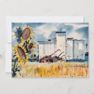 Carte Ascenseur à grains, Kansas   Robert Johnson