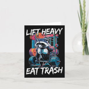 Carte Ascenseur Lourd Manger Trash Poids Bodybuilding Gy