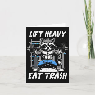 Carte Ascenseur Lourd Manger Trash Poids Bodybuilding Gy