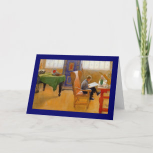 Carte Assis dans le fauteuil