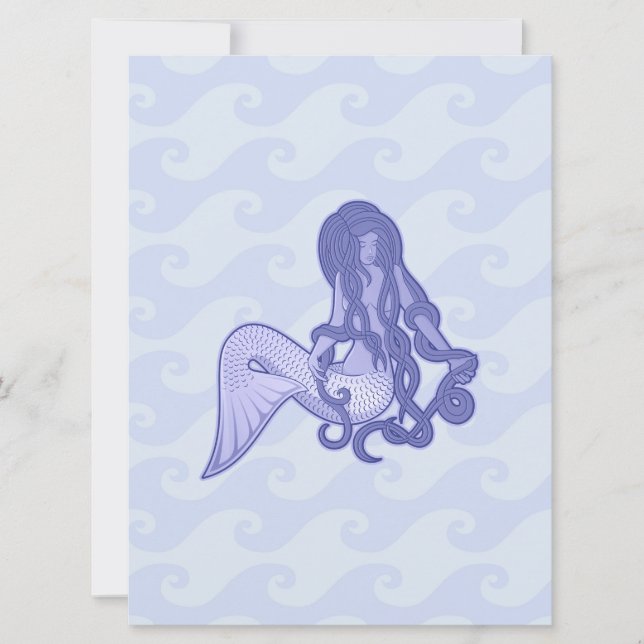 Carte Assis Mermaid bleu (Devant)