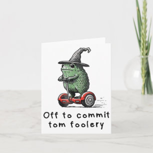 Carte Assistant Grenouille Whimsical Désactivé Pour Enga