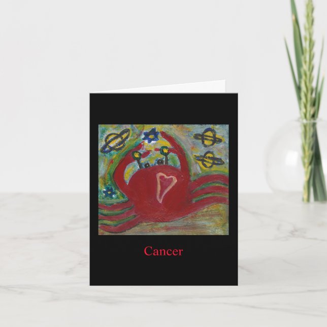 Carte Astrologie Horoscope Cancer (Devant)