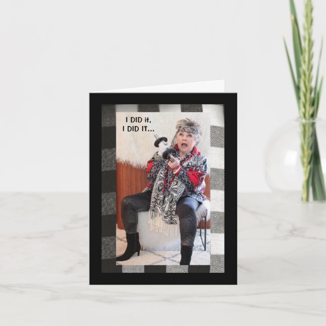 Carte Ate a Pint of Ice Cream Card (Devant)